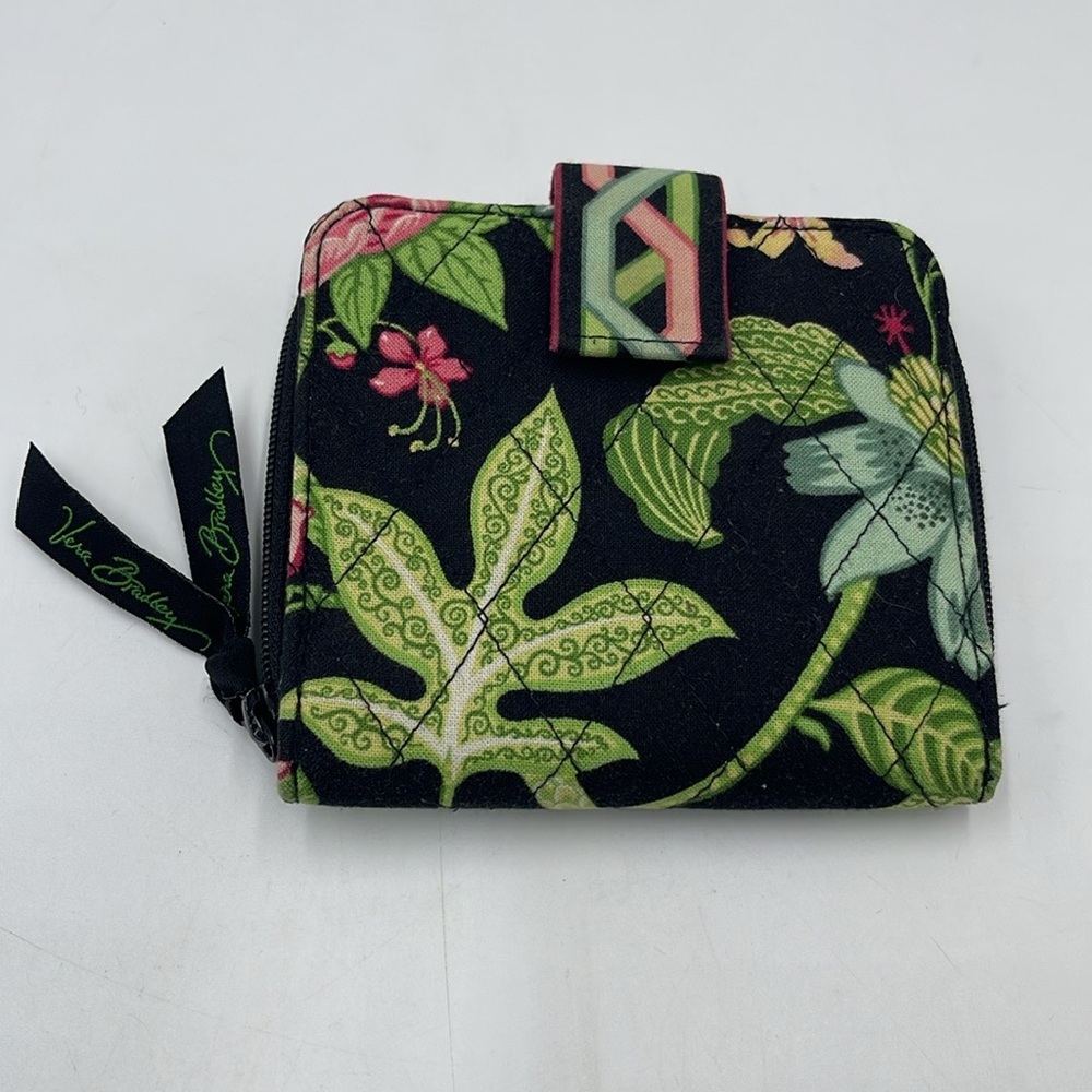 Vera Bradley Zipper Bi-fold Small Wallet